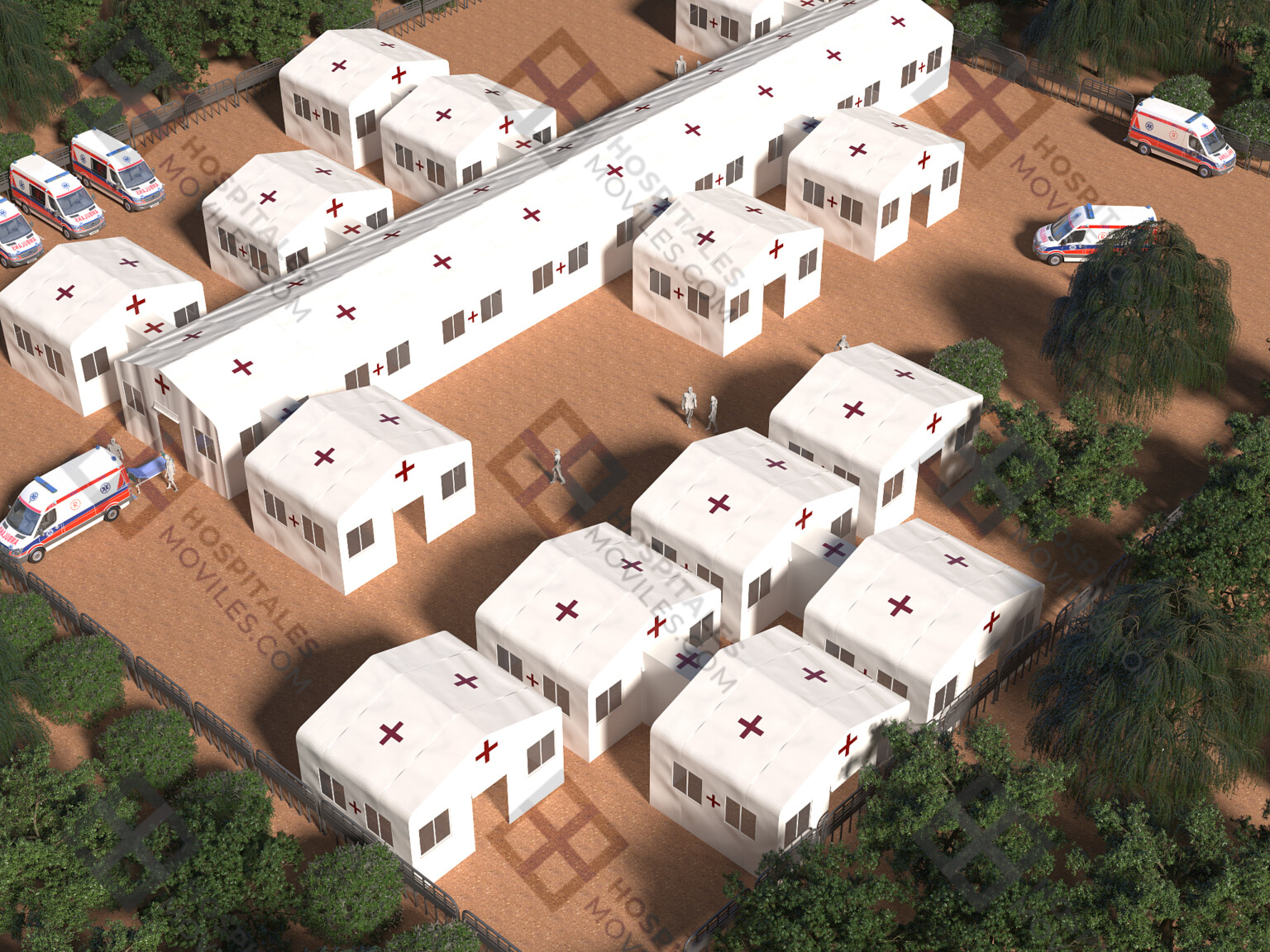 Deployable Mobile Hospitals by Hospitales Moviles